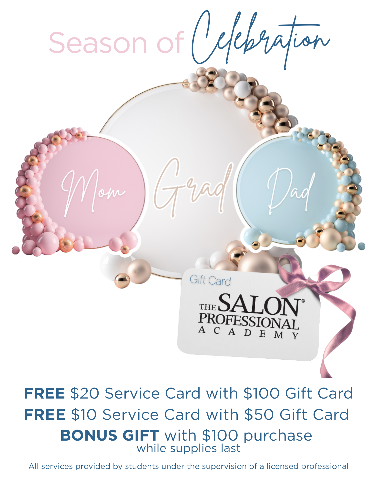 tspa   -It’s the Season of Celebration at The Salon Professional Academy!